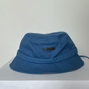 Jacquemus Blue Cotton Bucket Hat